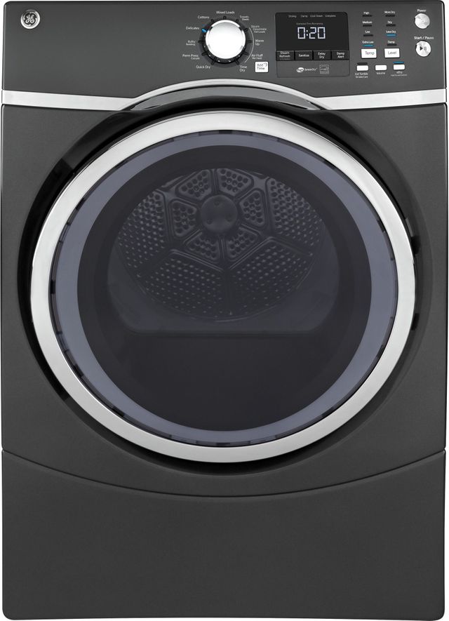 GE® 7.5 Cu. Ft. White Front Load Electric Dryer 5