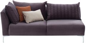 Enza Home Mayfair Magnum Brown Anthracite 2 Seater Left Arm Module