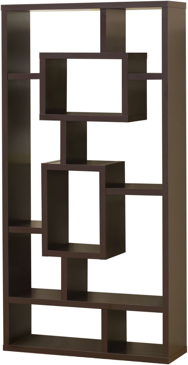 Coaster® Howie Cappuccino 10-Shelf Bookcase-0