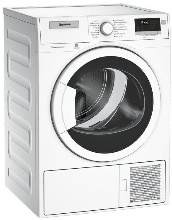 Blomberg® 4.1 Cu. Ft. White Ventless Heat Pump Dryer 1