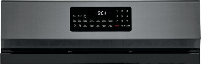 Frigidaire Gallery® 30" Black Stainless Steel Pro Style Gas Range with Air Fry 5
