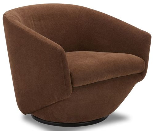 Parker House® The Twist Elise Rust Accent Swivel Chair