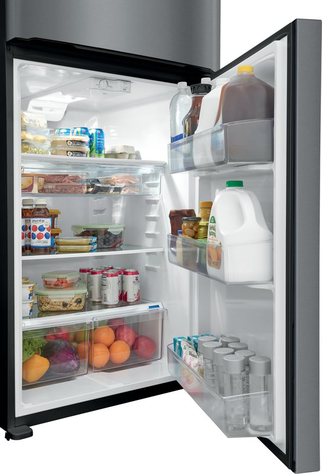 Frigidaire® 20.0 Cu. Ft. Black Stainless Steel Top Freezer Refrigerator 10