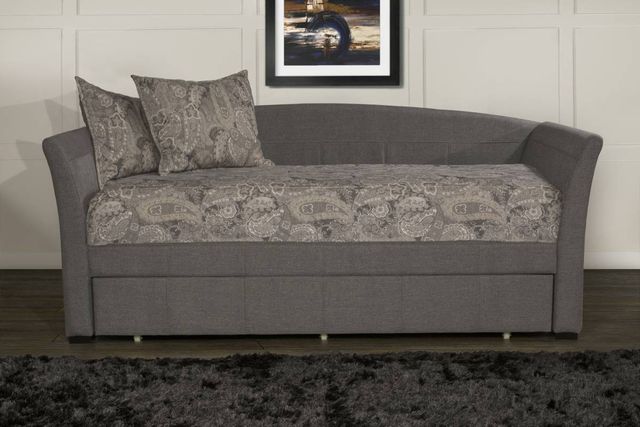 Hillsdale Furniture Montgomery Medium Gray Complete Twin-Size Daybed with Trundle 6