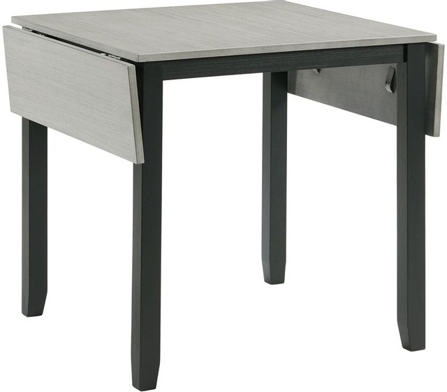 Elements Martin Grey-Top Drop Leaf Dining Table & Two Side Chairs-3