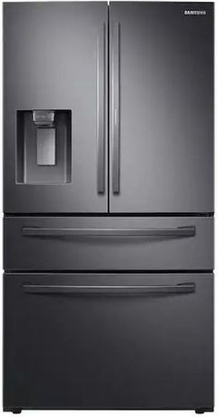 Samsung 22.0 Cu. Ft. Fingerprint Black Stainless Steel Counter Depth French Door Refrigerator