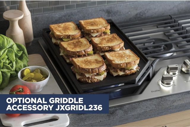 JXGRIDL236 by GE Appliances - Optional 36 Cast Iron Griddle