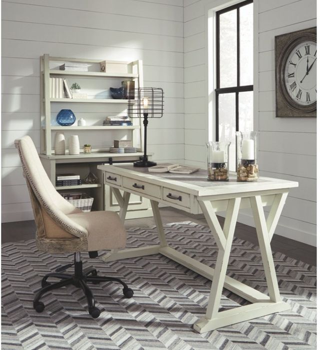 Signature Design by Ashley® Jonileene White/Gray 60" Home Office Desk-2