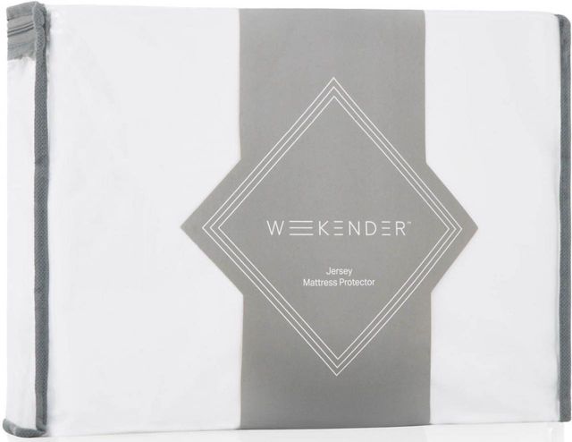 Weekender® Jersey White Twin Mattress Protector