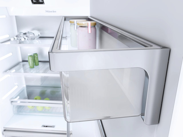 Miele MasterCool™ 19.6 Cu. Ft. Panel Ready Left Hand Built-In Bottom Freezer Refrigerator 9