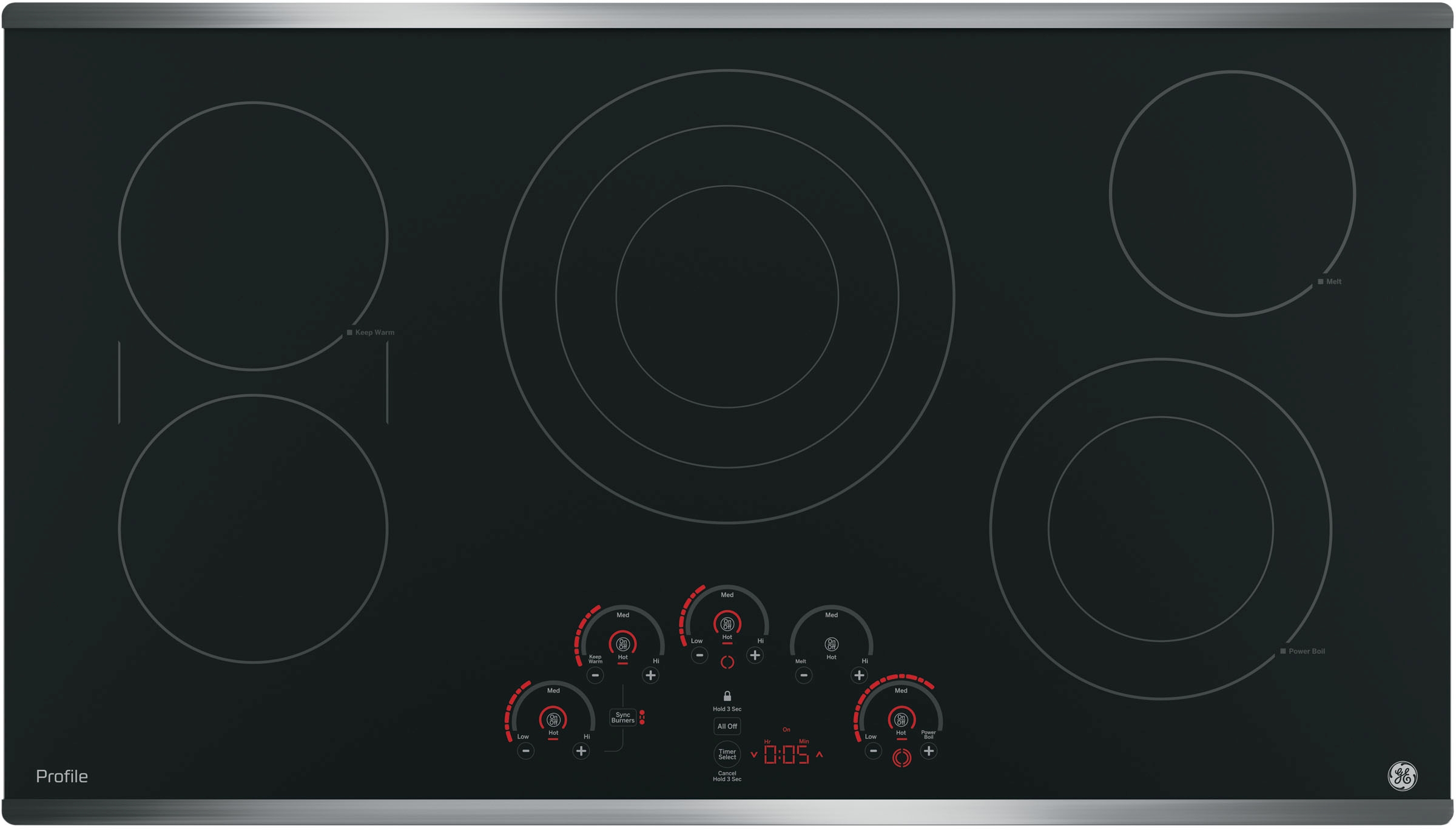 ge profile electric cooktop