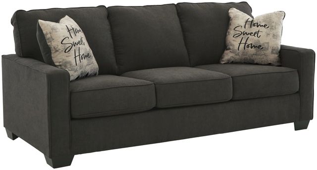 Signature Design by Ashley® Lucina Charcoal Sofa 0