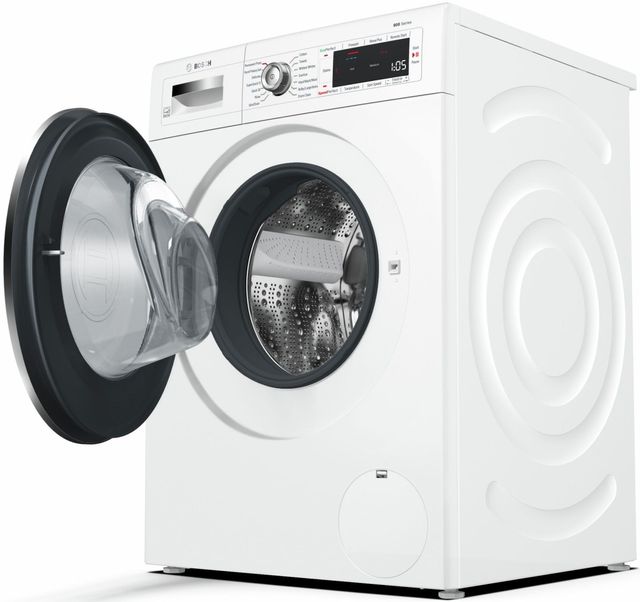Bosch® 800 Series 2.2 Cu. Ft. White Front Load Compact Washer-1