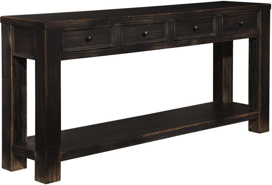 Black 2024 sofa table