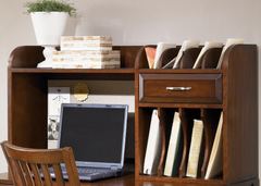 Liberty Furniture Hampton Bay Home Office-Cherry Writing Desk Hutch