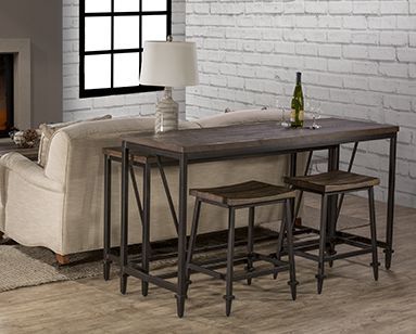 Hillsdale Furniture Trevino Walnut Bar Table-3