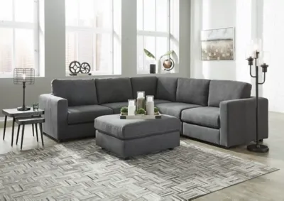 Signature Design by Ashley® Candela 6-Piece Charcoal Living Room Seating Set-3