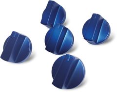 Thermador® Blue Metallic Set of Five Knobs