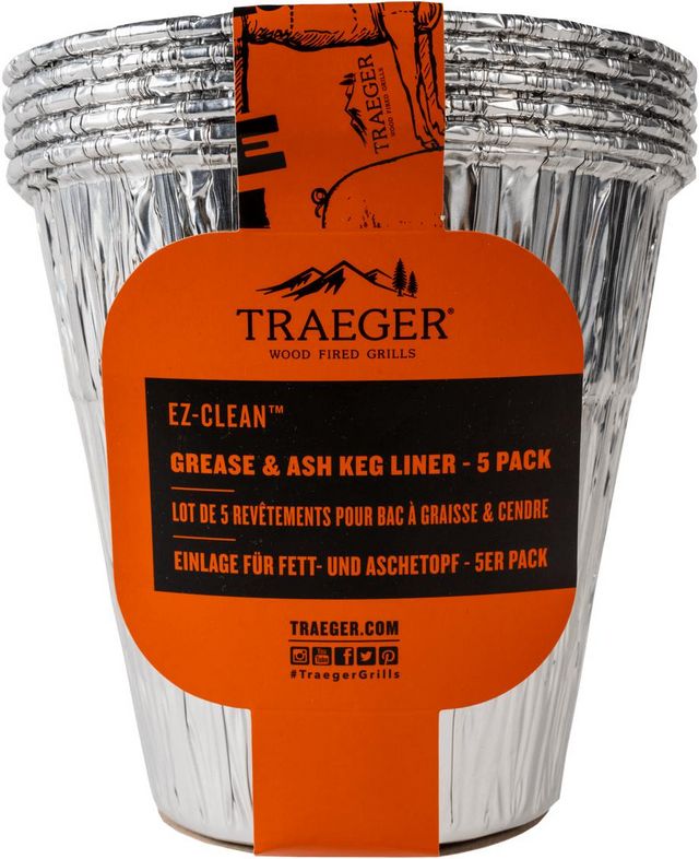 Traeger® EZ-Clean™ Grease and Ash Keg Liner (5-Pack)