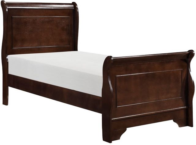 Homelegance® Abbeville Cherry Twin Sleigh Bed