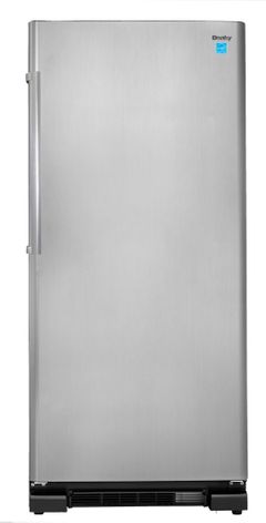 Danby® Designer® 17.0 Cu. Ft. Black with Stainless Steel Freezerless Refrigerator