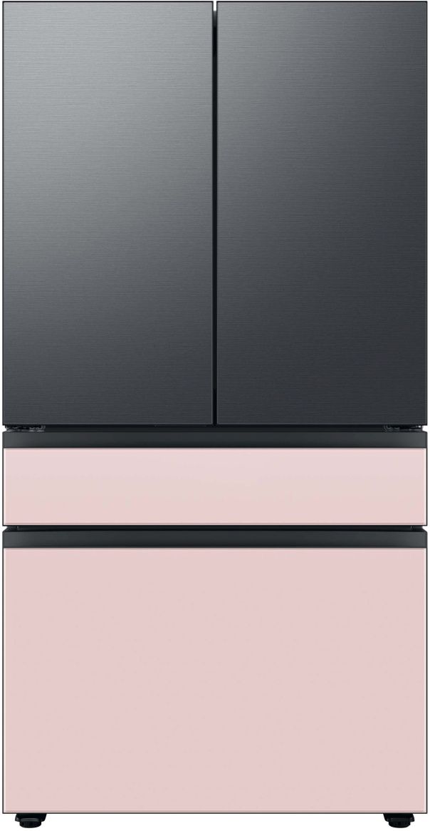 Samsung Bespoke 36" Pink Glass French Door Refrigerator Middle Panel 9