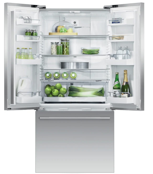 Freestanding French Door Refrigerator Freezer, 32", 17 cu ft  1