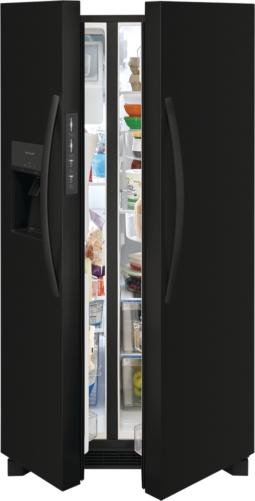 Frigidaire® 25.6 Cu. Ft. Black Side-by-Side Refrigerator | Malkin's ...