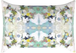 Laura Park Designs Lady Bird Blue/White 14" x 20" Pillow