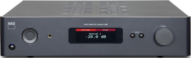 NAD C 368 2 Channel Hybrid Digital DAC Amplifier