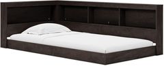 Signature Design by Ashley® Piperton Brown Twin Bookcase Storage Bed