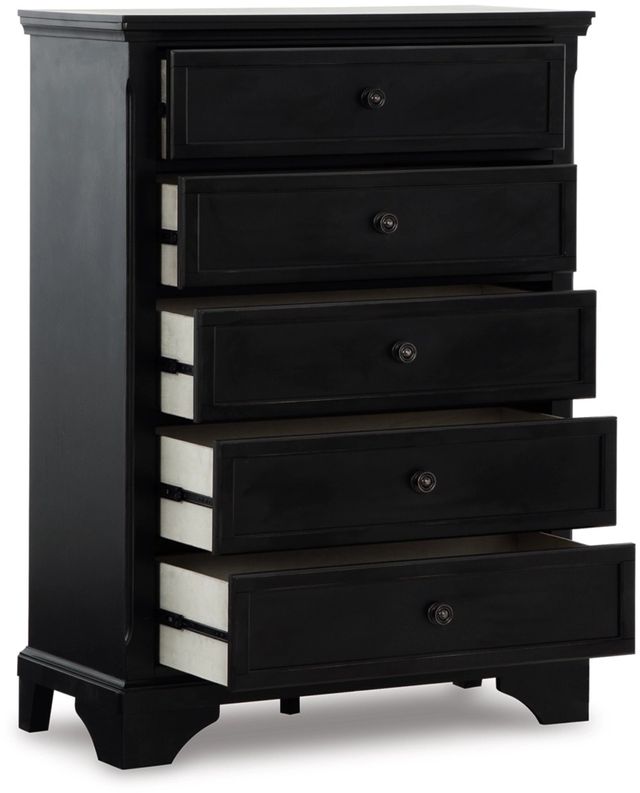 Signature Design by Ashley® Chylanta Black Chest of Drawers-2