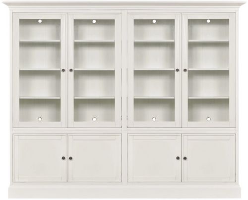Hammary® Structures White Quad Door Display Cabinet