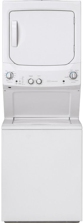 Crosley® 3.8 Cu. Ft. Washer, 5.9 Cu. Ft. Dryer White Stack Laundry