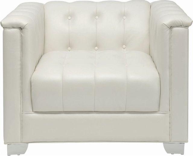 Coaster® Chaviano Pearl White Accent Chair 1