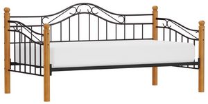 Hillsdale Furniture Winsloh Black/Oak Twin Daybed with Suspension Deck