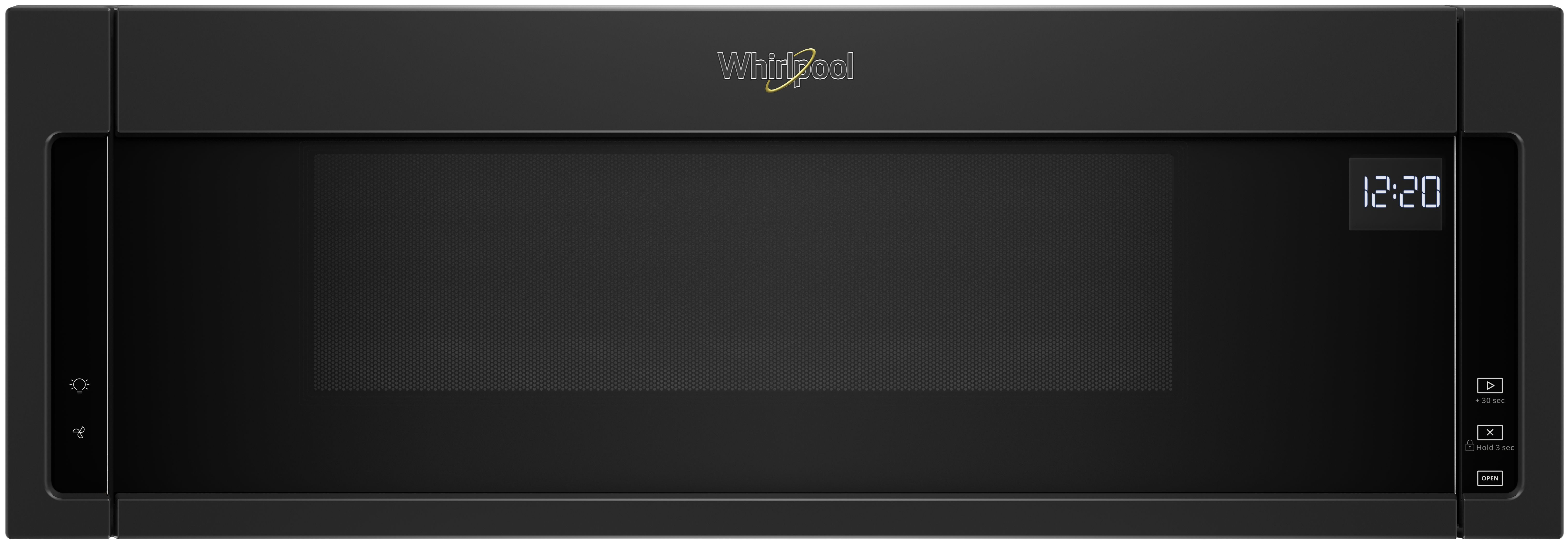 Whirlpool® 1.1 Cu. Ft. Black On Stainless Over The Range Microwave-WML55011HS