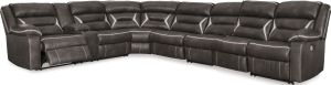 Signature Design by Ashley® Kincord 6-Piece Midnight Power Reclining Sectional