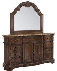 Samuel Lawrence Furniture Edington BR Dresser and Mirror