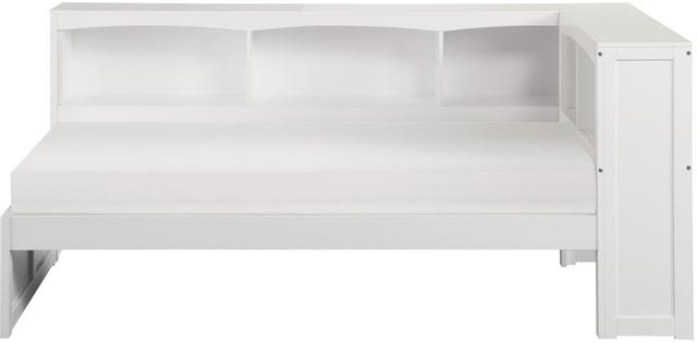 Homelegance® Galen White Twin Bookcase Corner Bed