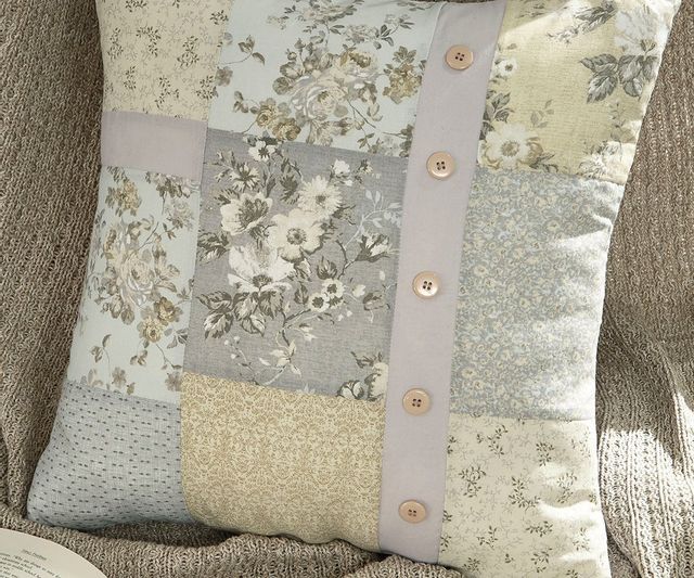 Ashley Furniture Signature Design Casual Gray/Yellow/Cream Josey Set of 4 Pillows 