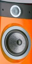 Focal® Electric Orange 2-Way High-End Bookshelf Loudspeaker 1