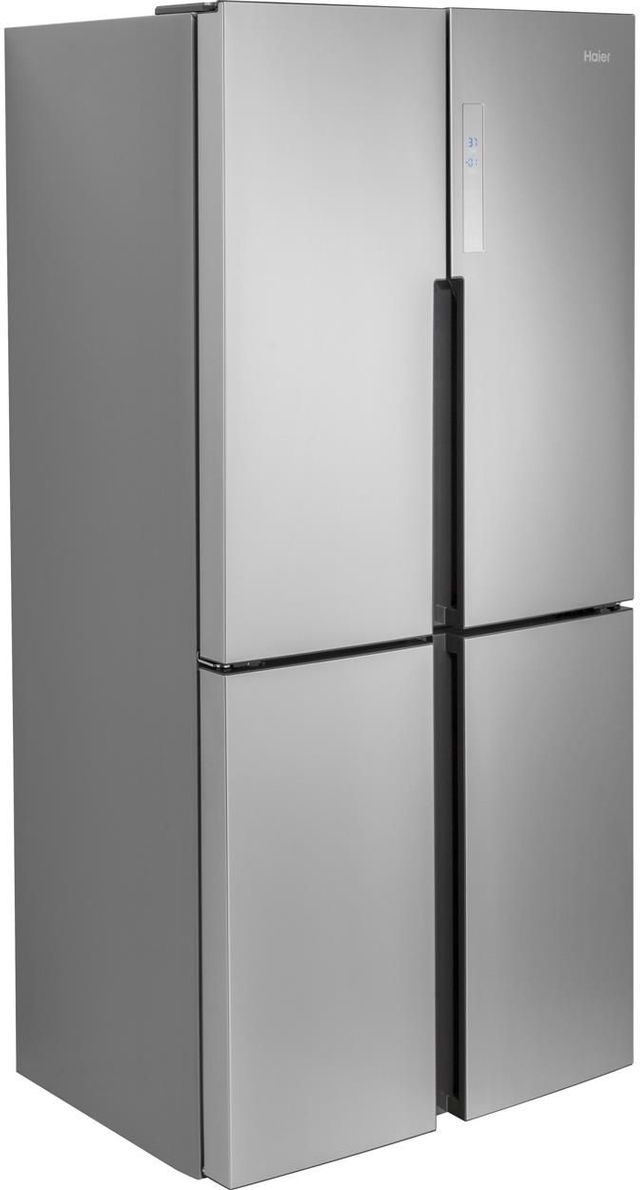 Haier 16.4 Cu. Ft. Stainless Steel Counter Depth French Door Refrigerator 1