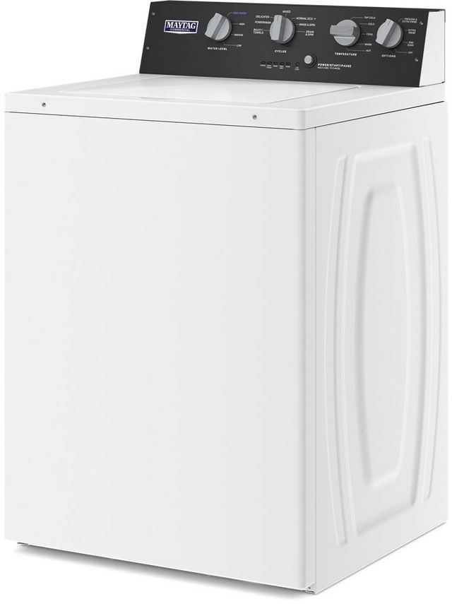Maytag® Commercial 3.5 Cu. Ft. White Commercial Washer 3