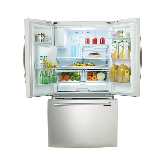 Samsung 25.6 Cu. Ft. French Door Refrigerator-White 1