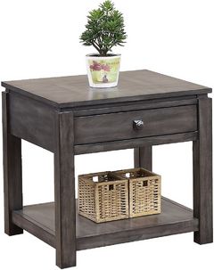 Winners Only® Lancaster Grey 24" End Table