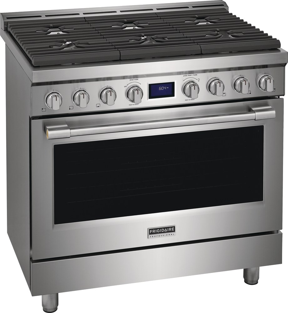 Frigidaire Professional 36 Stainless Steel Freestanding Gas Range   71ee46aa 8656 4aa3 96c9 4ecf7ee017ba 