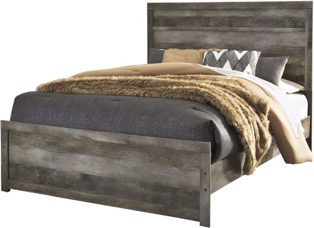 Signature Design by Ashley® Wynnlow 3-Piece Gray Queen Panel Bed Set 1