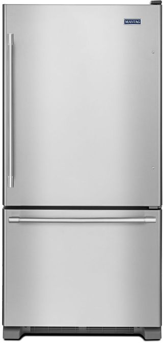 Maytag® 22.1 Cu. Ft. Fingerprint Resistant Stainless Steel Bottom Freezer Refrigerator
