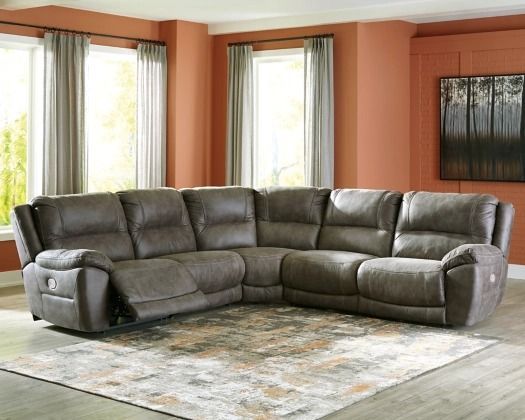 Signature Design by Ashley® Cranedall 7-Piece Quarry Power Reclining Sectional -3